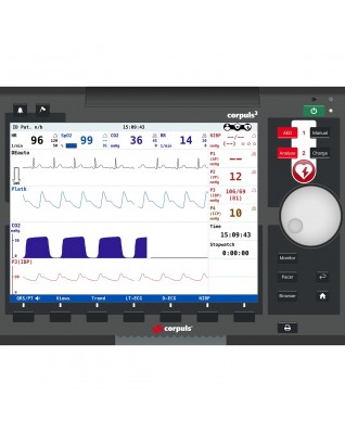 corpuls3T Patient Monitor Screen Simulation for REALITi 360