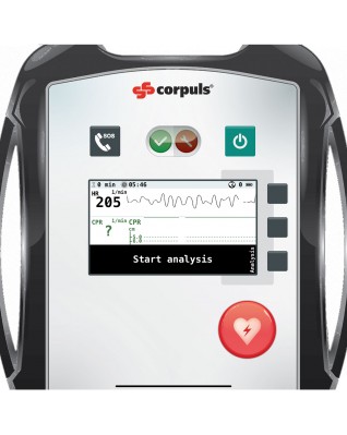 corpuls® AED Defibrillator Screen Simulation for REALITi 360