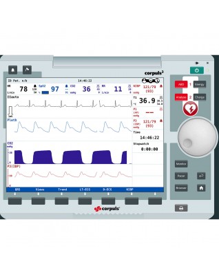 corpuls3 Patient Monitor Screen Simulation for REALITi 360