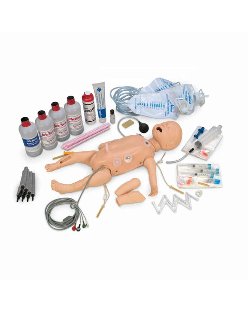İnteraktif ECG Simülatörü ile Deluxe Infant Crisis™ Mankeni