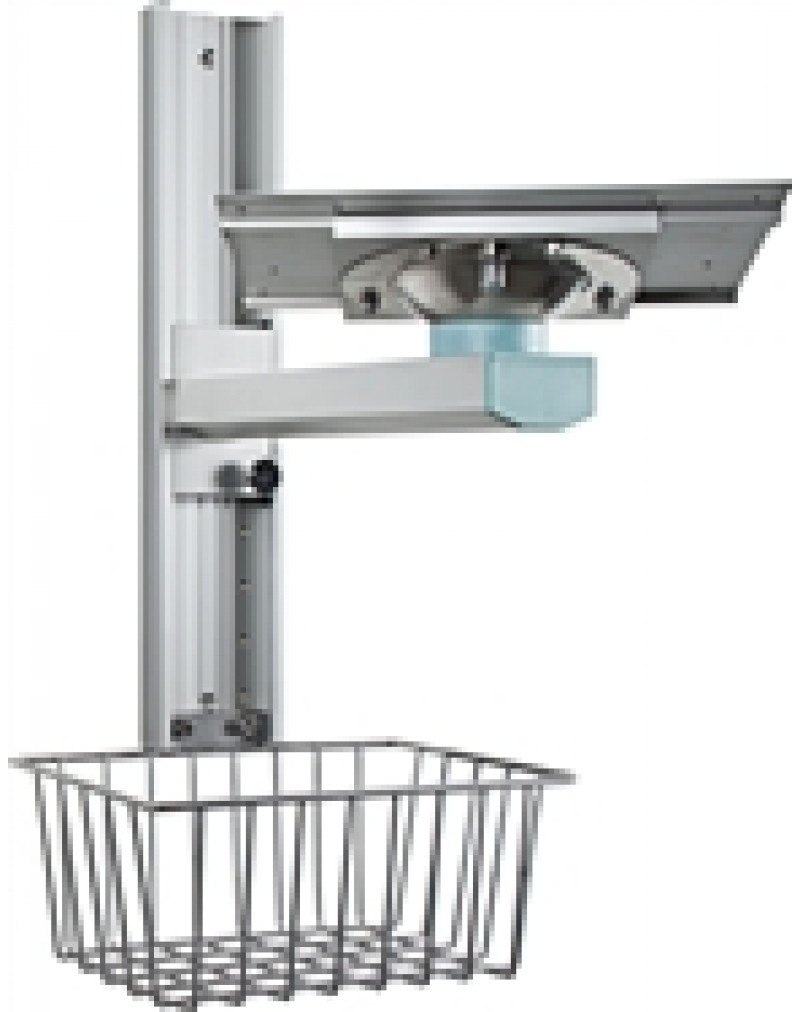 Monitör Altlığı Duvar Tipi Sepetli 