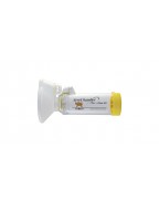 Aerochamber - Sarı (Çocuk Tip) Çocuklar için Anti Statik Maskeli İnhalatör