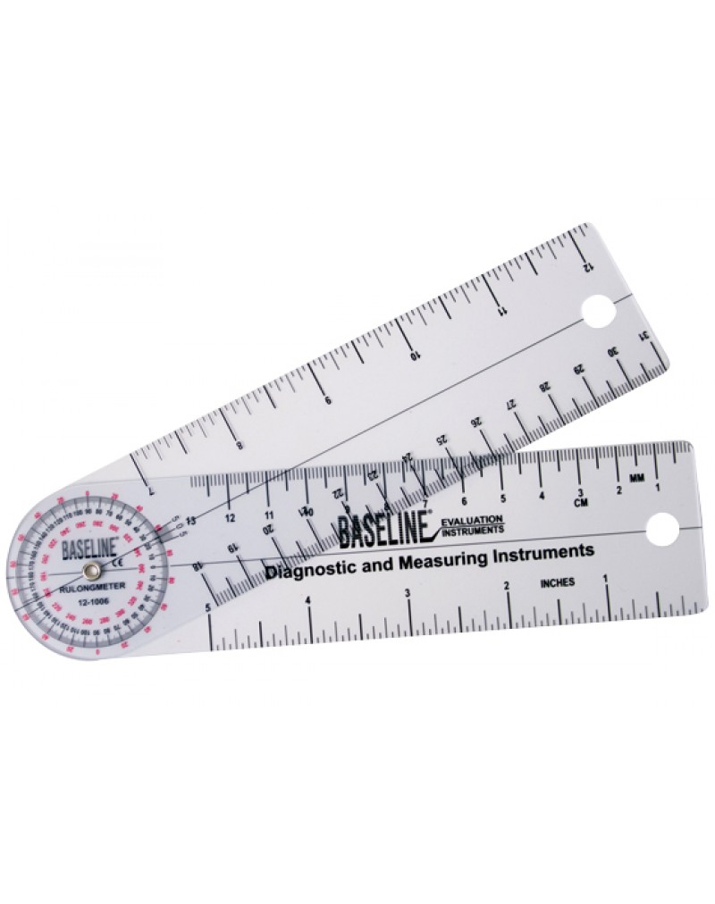 Baseline 360 Degree Clear Plastic Rulongmeter 6 Inches