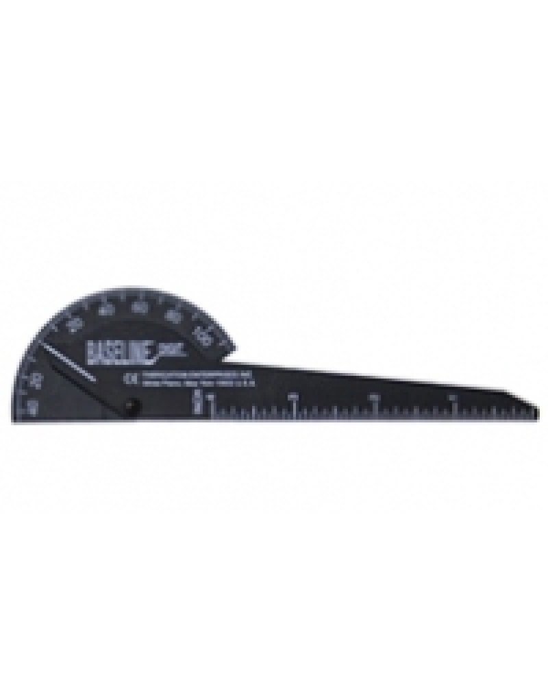 Baseline Plastic 180° Goniometer (Black) 10 Cm