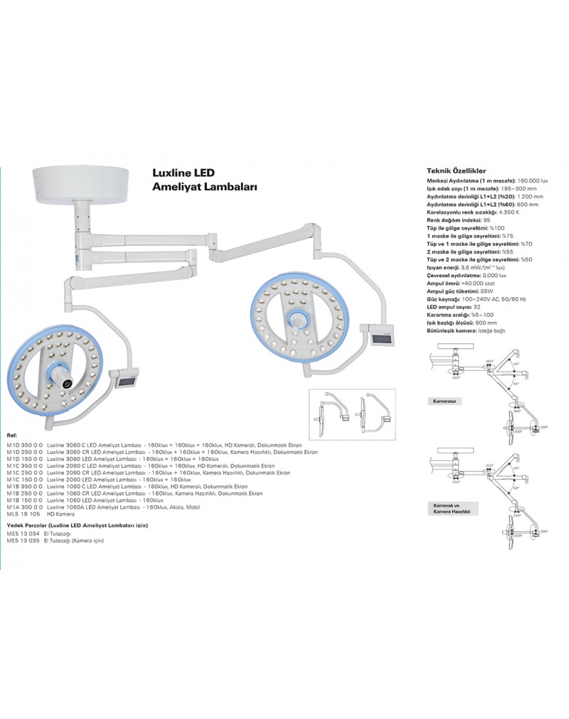Luxline 3060 LED Ameliyat Lambası