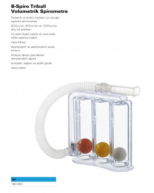 B-Spiro Triball Volumetrik Spirometre