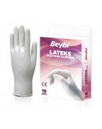 Beybi - Lateks Muayene Eldiven 10'luk Kutu