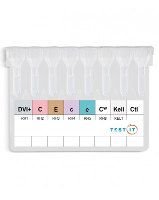 TEST IT Gel Rh Phenotype + Kell