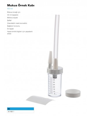 Mukus Örnek Kabı - 40 ml