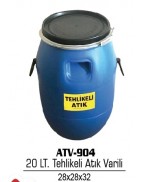 Tehlikeli Atık Varili 20 Lt