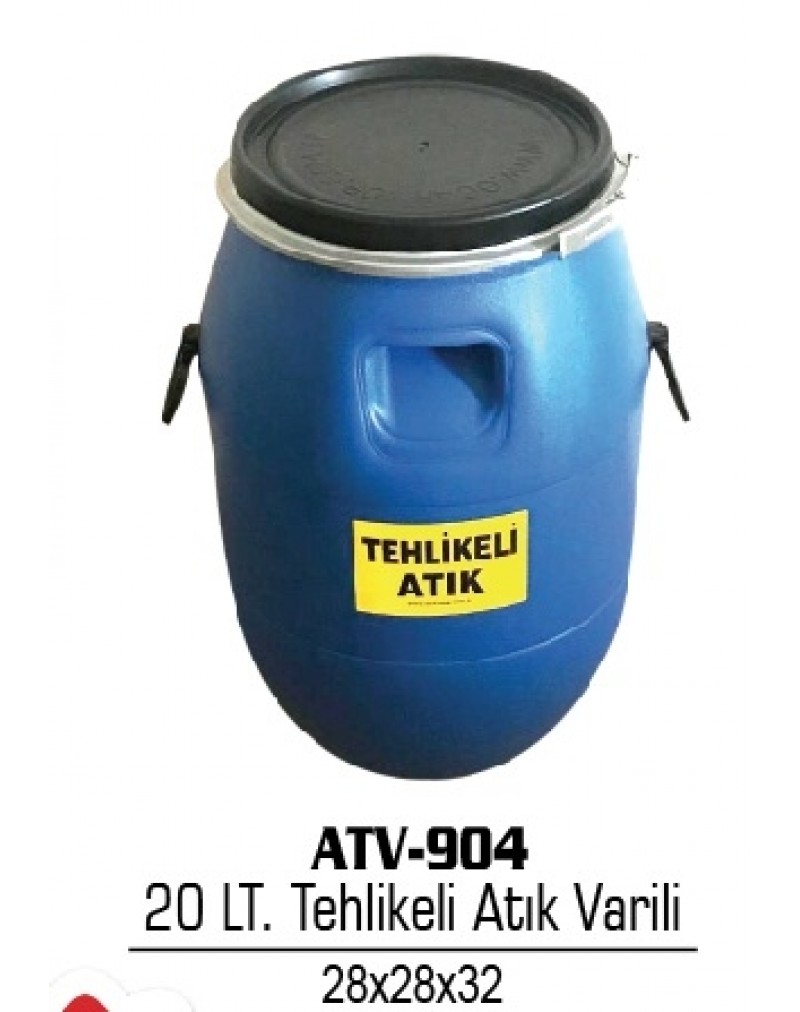 Tehlikeli Atık Varili 20 Lt