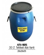 Tehlikeli Atık Varili 30 Lt