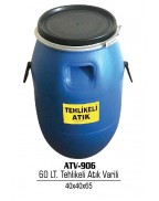 Tehlikeli Atık Varili 60 lt.