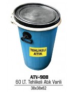 Tehlikeli Atık Varili 60 Lt