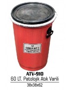 Patolojik Atık Varili 60 Lt
