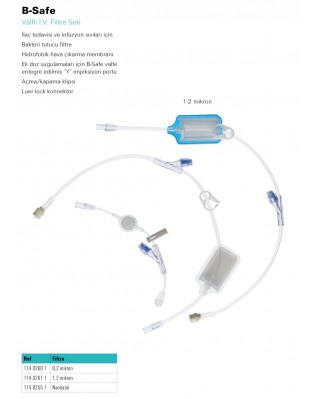 B-Safe İ.V Filtre Seti